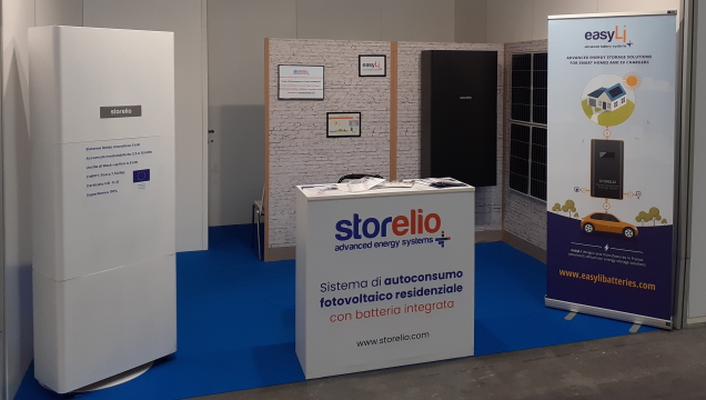 stand storelio key energy système de stockage énergie solaire